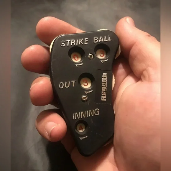 BASEBALL-SOFTBALL"3BALL-2STRIKE-2OUT"9INNING FOUR FUNCTION INDICATOR Regent - Picture 2 of 6
